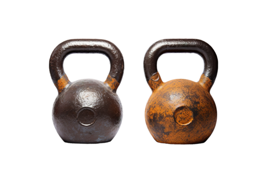 The Quiet Conversation of Copper Companions on White or PNG Transparent Background.