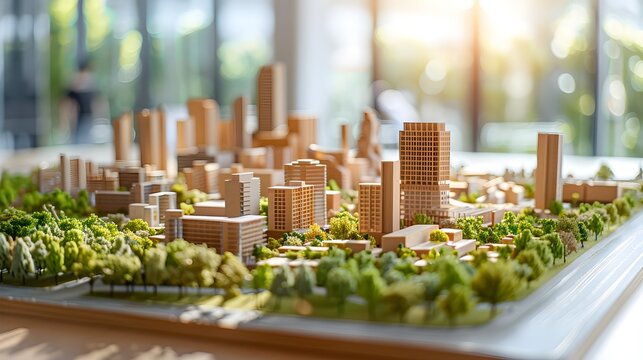 Sustainable Urban Planning Model Showcased for Public Consultation at City Hall