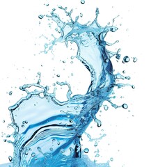 Obraz premium water splashing illustration