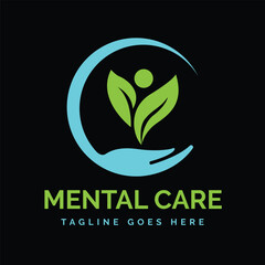 Obraz premium care logo design icon vector