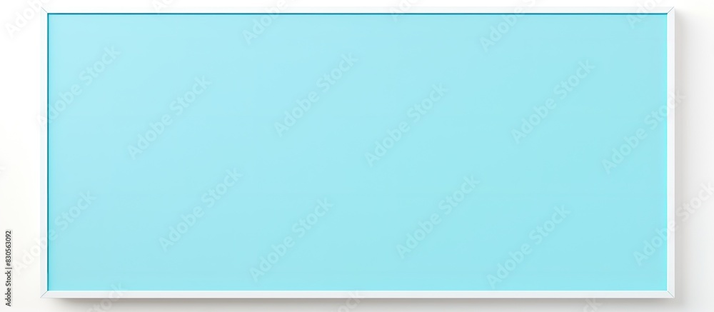 Aufkleber a blue board is isolated on a white background leaving empty space in the image. creative banner. co