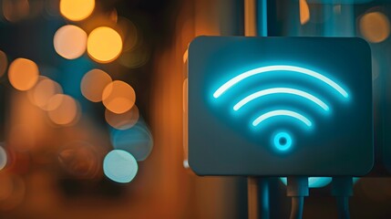 Peer-to-peer wireless WiFi LAN connection in a clean, minimalist style, highlighting direct business interactions