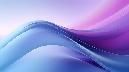 Obraz premium Digital purple blue wavy gradient curve abstract graphic poster PPT background