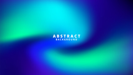 Elegant mesh wave blur background featuring a shimmering blue and green gradient for attention grabbing social media posts