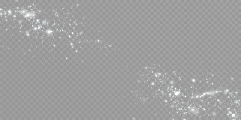 Glitter dust bokeh glow background, bright Christmas dust light, background with bokeh light effect, white shimmer glow with bokeh and glitter light. Vector
