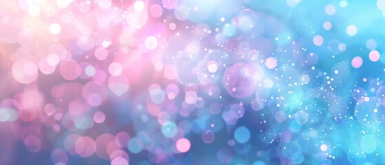 Obraz premium Holographic pastel gradient with a blurry background