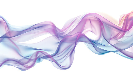 abstract smoke 3d crystal glass holographic effect isolated on transparent background 