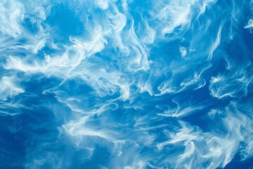 Obraz premium Abstract white cloud and blue sky in sunny day texture background.