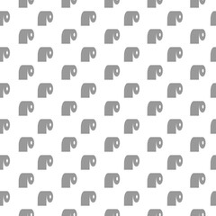Toilet paper roll icon isolated seamless pattern on white background