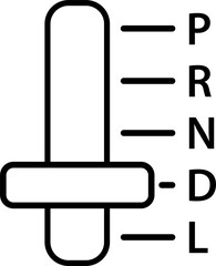 gearbox icon transmission sign for graphic design, logo, website, social media, mobile app, UI