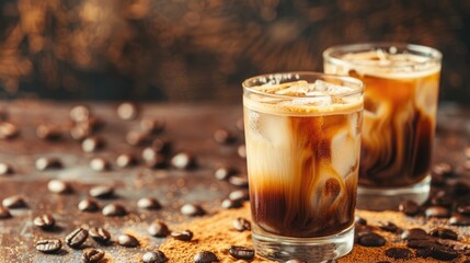 Chilled coffee drink
