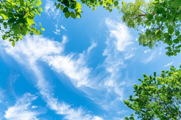 Obraz premium Abstract white cloud and blue sky in sunny day texture background.
