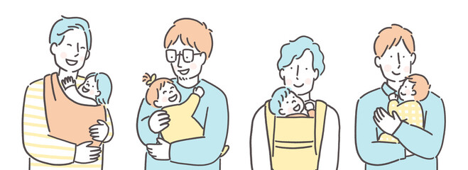 育児中のお父さん