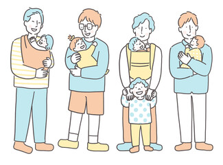 育児中のお父さん