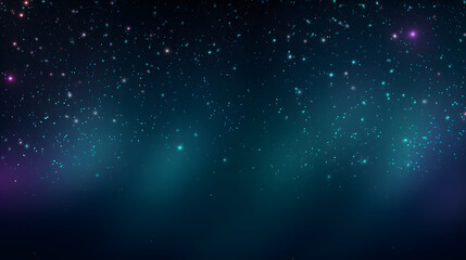 Digital dark green glitter starry sky abstract graphic poster background