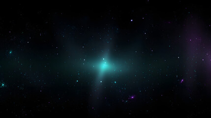 Digital dark green glitter starry sky abstract graphic poster background