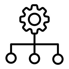 Inquiry Vector Line Icon Design