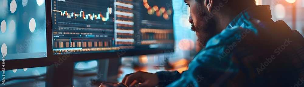 Poster sophisticated software tracking website performance metrics for informed business decisions