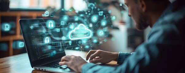 Web Developer Configuring Cloud Storage to Optimize Website Loading Speeds and Digital Infrastructure