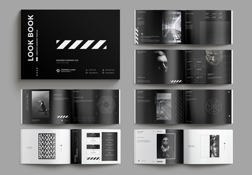Look Book Template Design