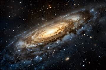 Fototapeta premium cosmic background with a sense of depth and mystery