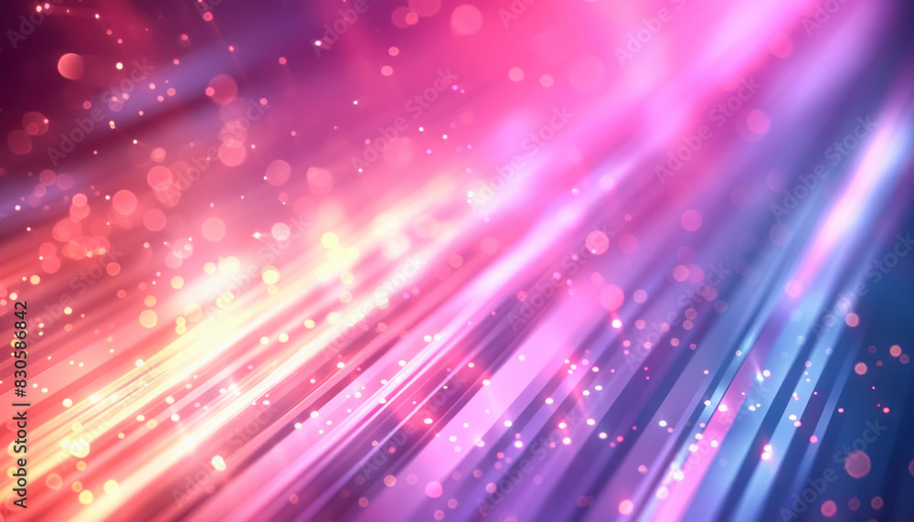 Poster the image has a colorful and dazzling display with vibrant lights and sparkles in the backdrop