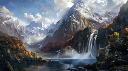 Stunning and breathtaking natural authentic sceneries