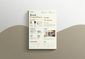 Brand Guidelines Flyer Poster