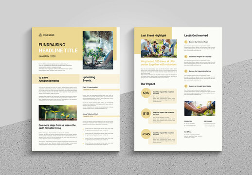 Nonprofit Fundraising Flyer