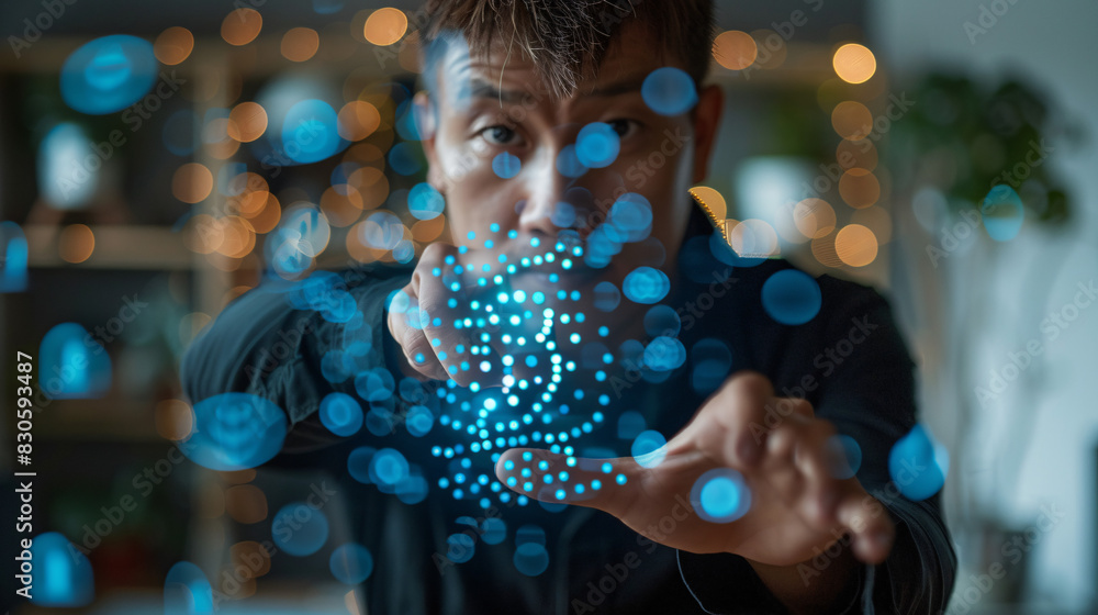 Poster digital identity verification using blockchain technology