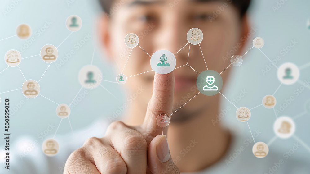 Poster ai-powered recruitment with automated resume screening and candidate matching