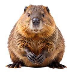 beaver on transparent background