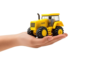 The Mighty Hand of Childhood Dreams on White or PNG Transparent Background.