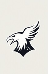 Obraz premium Icon logo eagle head vector
