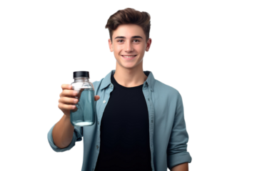 The Hydration Guardian on White or PNG Transparent Background.