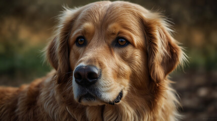 close-up portrait red dog golden retriever labrador