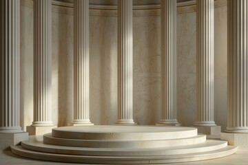 Classical Empty Podium