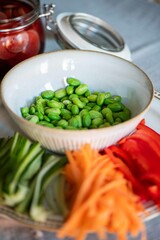 Sommerrollen, vietnamesische Küche, frisch vegan kochen
