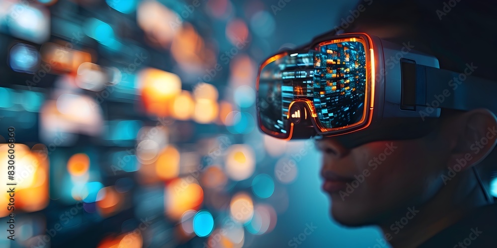 Aufkleber utilizing virtual and augmented reality for captivating product and sophisticated business communica