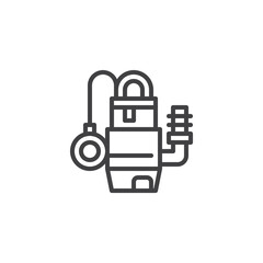 Sump Pump line icon