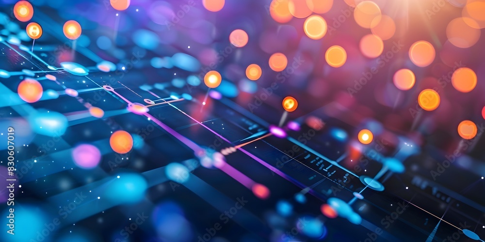 Poster significant technology conferences and digital communication events worldwide showcase the future of