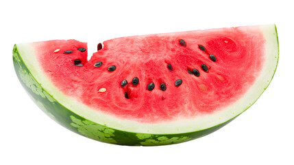 A slice of watermelon, transparent picture