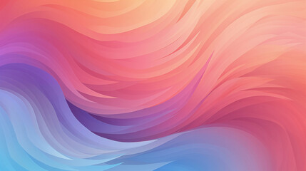 Fototapeta premium Vibrant Gradient Waves with Fluid Movement 