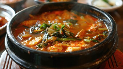A soup dish from Korea