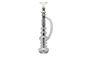 The Enchanted Glass Hookah on White or PNG Transparent Background.