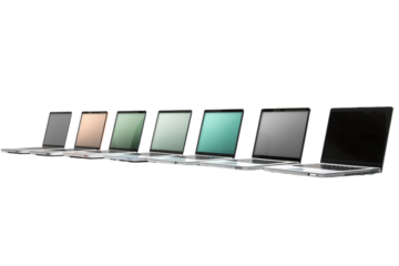 The Laptop Tower on White or PNG Transparent Background.