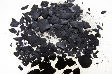 coal isolated on white background