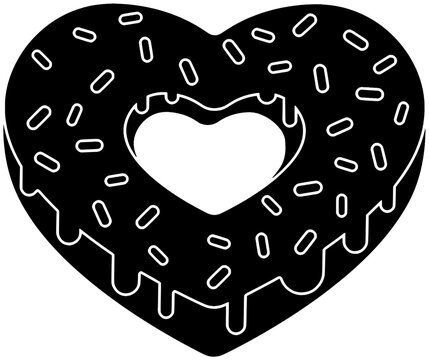 recommend clip art: food illustration chocolate silhouette bakery logo doughnut icon indonesia outline dessert cream donut sugar cake biscuit vanilla snack breakfast shape background nut glaze for vector graphic