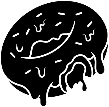 recommend clip art: food illustration chocolate silhouette bakery logo doughnut icon indonesia outline dessert cream donut sugar cake biscuit vanilla snack breakfast shape background nut glaze for vector graphic