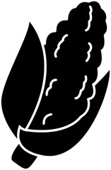 corn illustration food silhouette mexican logo tree icon stick outline snack cob hot leaves leaf fried yellow roasted grilled shape mayo corncob street for vector graphic background